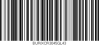 Código de barras (EAN, GTIN, SKU, ISBN): 'BURIXCR3045GL43'