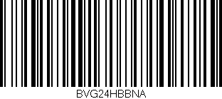 Código de barras (EAN, GTIN, SKU, ISBN): 'BVG24HBBNA'