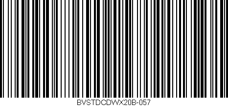 Código de barras (EAN, GTIN, SKU, ISBN): 'BVSTDCDWX20B-057'