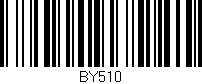 Código de barras (EAN, GTIN, SKU, ISBN): 'BY510'