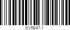 Código de barras (EAN, GTIN, SKU, ISBN): 'BY8847-1'