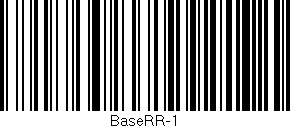 Código de barras (EAN, GTIN, SKU, ISBN): 'BaseRR-1'