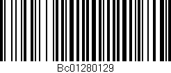 Código de barras (EAN, GTIN, SKU, ISBN): 'Bc01280129'