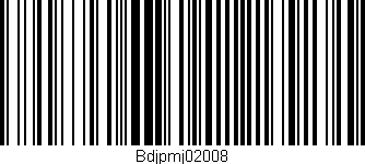 Código de barras (EAN, GTIN, SKU, ISBN): 'Bdjpmj02008'