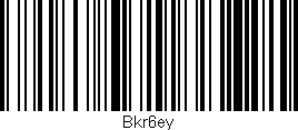 Código de barras (EAN, GTIN, SKU, ISBN): 'Bkr6ey'