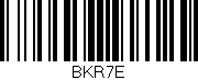 Código de barras (EAN, GTIN, SKU, ISBN): 'Bkr7e'