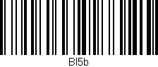 Código de barras (EAN, GTIN, SKU, ISBN): 'Bl5b'