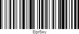 Código de barras (EAN, GTIN, SKU, ISBN): 'Bpr6ey'