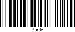 Código de barras (EAN, GTIN, SKU, ISBN): 'Bpr8e'