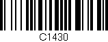 Código de barras (EAN, GTIN, SKU, ISBN): 'C1430'