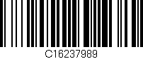 Código de barras (EAN, GTIN, SKU, ISBN): 'C16237989'