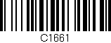 Código de barras (EAN, GTIN, SKU, ISBN): 'C1661'
