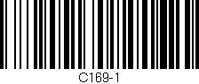 Código de barras (EAN, GTIN, SKU, ISBN): 'C169-1'