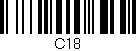 Código de barras (EAN, GTIN, SKU, ISBN): 'C18'