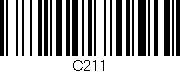 Código de barras (EAN, GTIN, SKU, ISBN): 'C211'
