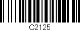 Código de barras (EAN, GTIN, SKU, ISBN): 'C2125'