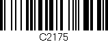 Código de barras (EAN, GTIN, SKU, ISBN): 'C2175'