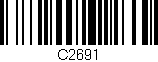 Código de barras (EAN, GTIN, SKU, ISBN): 'C2691'