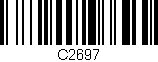 Código de barras (EAN, GTIN, SKU, ISBN): 'C2697'