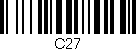 Código de barras (EAN, GTIN, SKU, ISBN): 'C27'