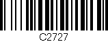 Código de barras (EAN, GTIN, SKU, ISBN): 'C2727'