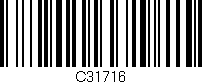 Código de barras (EAN, GTIN, SKU, ISBN): 'C31716'
