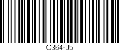 Código de barras (EAN, GTIN, SKU, ISBN): 'C364-05'