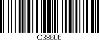 Código de barras (EAN, GTIN, SKU, ISBN): 'C38606'
