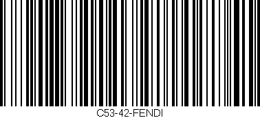 Código de barras (EAN, GTIN, SKU, ISBN): 'C53-42-FENDI'