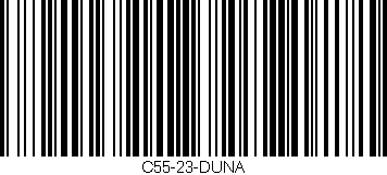 Código de barras (EAN, GTIN, SKU, ISBN): 'C55-23-DUNA'