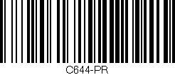 Código de barras (EAN, GTIN, SKU, ISBN): 'C644-PR'