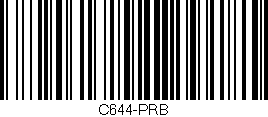 Código de barras (EAN, GTIN, SKU, ISBN): 'C644-PRB'
