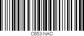 Código de barras (EAN, GTIN, SKU, ISBN): 'C653-NAC'