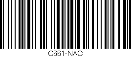 Código de barras (EAN, GTIN, SKU, ISBN): 'C661-NAC'