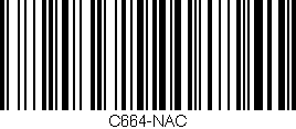 Código de barras (EAN, GTIN, SKU, ISBN): 'C664-NAC'