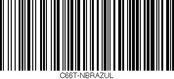 Código de barras (EAN, GTIN, SKU, ISBN): 'C66T-NBRAZUL'