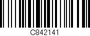 Código de barras (EAN, GTIN, SKU, ISBN): 'C842141'