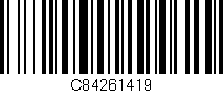 Código de barras (EAN, GTIN, SKU, ISBN): 'C84261419'