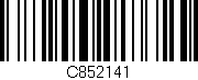 Código de barras (EAN, GTIN, SKU, ISBN): 'C852141'