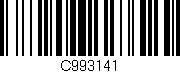 Código de barras (EAN, GTIN, SKU, ISBN): 'C993141'