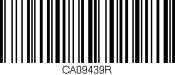 Código de barras (EAN, GTIN, SKU, ISBN): 'CA09439R'