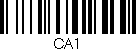 Código de barras (EAN, GTIN, SKU, ISBN): 'CA1'