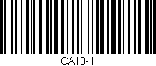 Código de barras (EAN, GTIN, SKU, ISBN): 'CA10-1'