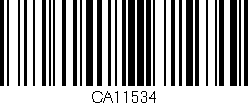 Código de barras (EAN, GTIN, SKU, ISBN): 'CA11534'