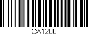 Código de barras (EAN, GTIN, SKU, ISBN): 'CA1200'