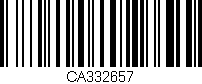 Código de barras (EAN, GTIN, SKU, ISBN): 'CA332657'
