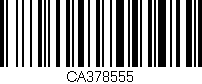 Código de barras (EAN, GTIN, SKU, ISBN): 'CA378555'