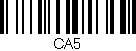 Código de barras (EAN, GTIN, SKU, ISBN): 'CA5'