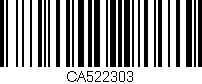 Código de barras (EAN, GTIN, SKU, ISBN): 'CA522303'