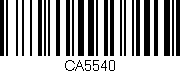 Código de barras (EAN, GTIN, SKU, ISBN): 'CA5540'